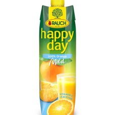 Gyümölcslé, 100%, 1l, RAUCH "Happy day", narancs mild C vitaminnal