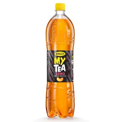 Üdítőital, szénsavmentes, cukormentes, 1,5 l, RAUCH "Mytea ZERO", őszibarack