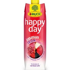 Gyümölcslé, 55%, 1l, RAUCH "Happy day", Immun Iron