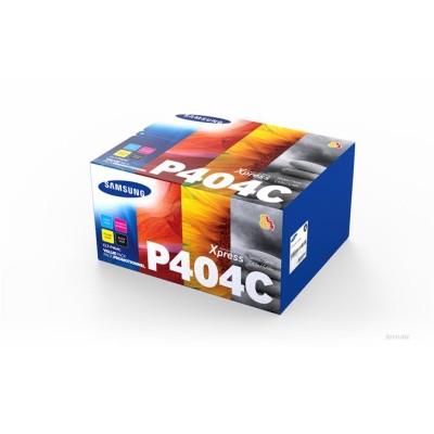 CLT-P404C Lézertoner multipack SL C430W, SL C480W nyomtatókhoz, SAMSUNG, b+c+m+y 1,5k + 3x1k