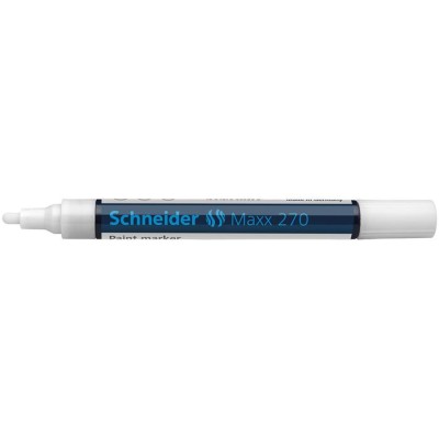 Lakkmarker, 1-3 mm, SCHNEIDER "Maxx 270", fehér