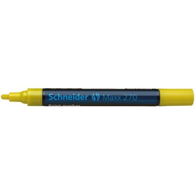 Lakkmarker, 1-3 mm, SCHNEIDER "Maxx 270", sárga