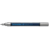 Lakkmarker, 1-2 mm, SCHNEIDER "Maxx 271", ezüst