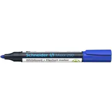 Tábla- és flipchart marker, 2-3 mm, kúpos, SCHNEIDER "Maxx 290", kék