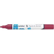 Dekormarker, akril, 4 mm, SCHNEIDER "Paint-It 320", bordó