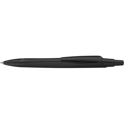 Golyóstoll, 0,5 mm, nyomógombos, fekete színű tolltest, SCHNEIDER "Reco", kék
