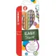 Színes ceruza készlet, háromszögletű, jobbkezes, STABILO "EasyColours", 6 különböző szín