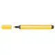 Filctoll, 1,5-2 mm, rugós hegy, STABILO "Trio Scribbi", sárga