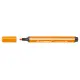 Filctoll, 1,5-2 mm, rugós hegy, STABILO "Trio Scribbi", narancssárga