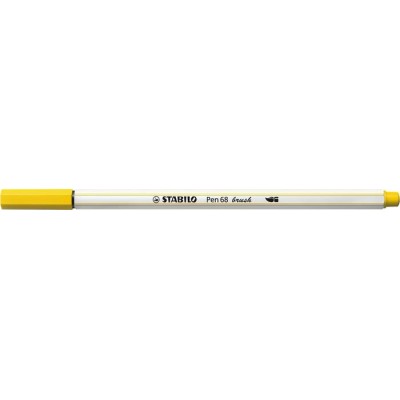 Ecsetirón, STABILO "Pen 68 brush", sárga