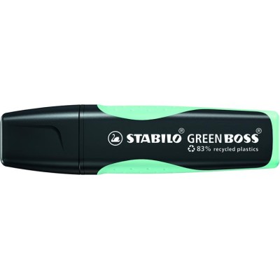 Szövegkiemelő, 2-5 mm, STABILO "Green Boss Pastel", türkiz