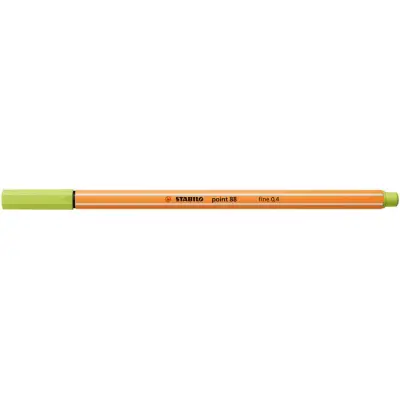 Tűfilc, 0,4 mm, STABILO "Point 88", lime zöld