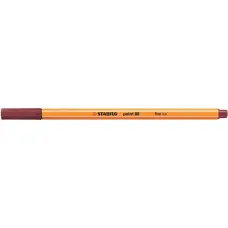 Tűfilc, 0,4 mm, STABILO "Point 88", bíborvörös