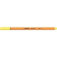 Tűfilc, 0,4 mm, STABILO "Point 88", citromsárga