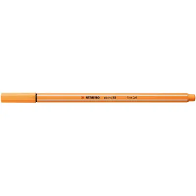 Tűfilc, 0,4 mm, STABILO "Point 88", papaya