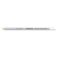 Jelölőceruza, hatszögletű, mindenre író, lemosható (omnichrom), STAEDTLER "Lumocolor 108", fehér