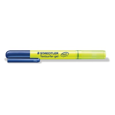 Szövegkiemelő, 3 mm, zselés, STAEDTLER "Textsurfer Gel 264", sárga