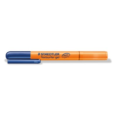 Szövegkiemelő, 3 mm, zselés, STAEDTLER "Textsurfer Gel 264", narancssárga