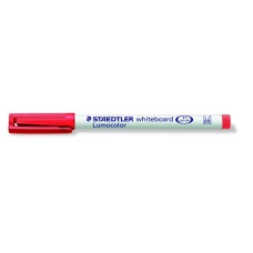 Táblamarker, 1 mm, M, kúpos, STAEDTLER "Lumocolor 301", piros