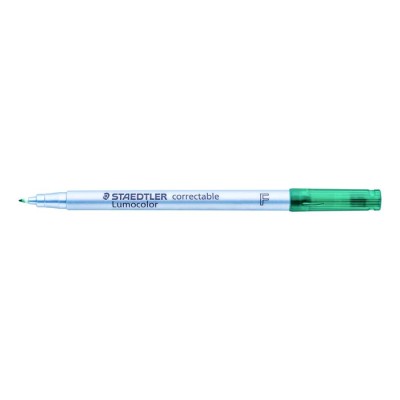 Alkoholmentes marker, OHP, 0,6 mm, STAEDTLER "Lumocolor® 305 F", zöld