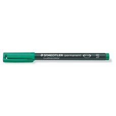 Alkoholos marker, OHP, 0,4 mm, STAEDTLER "Lumocolor® 313 S", zöld