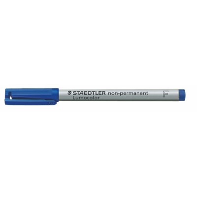 Alkoholmentes marker, OHP, 0,6 mm, STAEDTLER "Lumocolor® 316 F", kék