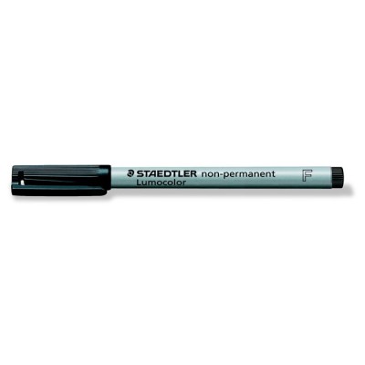 Alkoholmentes marker, OHP, 0,6 mm, STAEDTLER "Lumocolor® 316 F", fekete