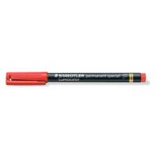 Alkoholos marker, 0,6 mm, STAEDTLER "Lumocolor® special 319 F", piros