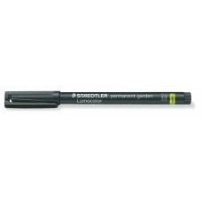 Alkoholos marker, 1 mm, kúpos, STAEDTLER "Lumocolor® garden 319 GM", fekete