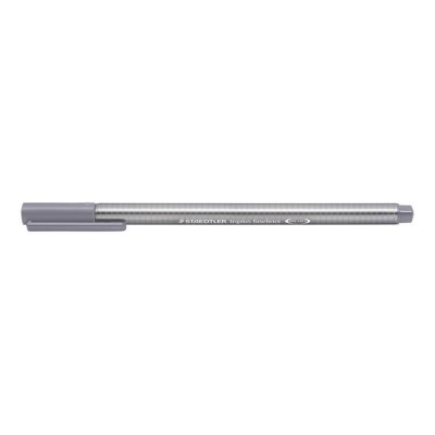 Tűfilc, 0,3 mm, STAEDTLER "Triplus 334",  galamb szürke