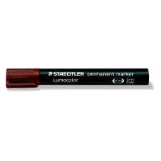 Alkoholos marker, 2-5 mm, vágott, STAEDTLER "Lumocolor® 350", barna