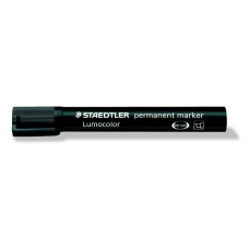 Alkoholos marker, 2-5 mm, vágott, STAEDTLER "Lumocolor® 350", fekete