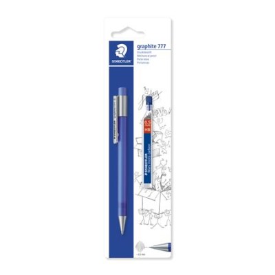 Nyomósirón és grafitbél, 0,5 mm, STAEDTLER "Graphite 777",  vegyes színek