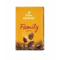 Kávé, pörkölt, őrölt, vákuumos csomagolásban, 250 g, EDUSCHO "Family"