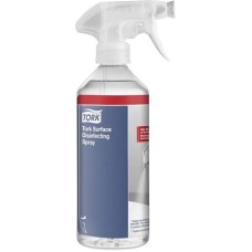 Felületfertőtlenítő spray, kétfunkciós szórófejjel, 500 ml, TORK, illatmentes