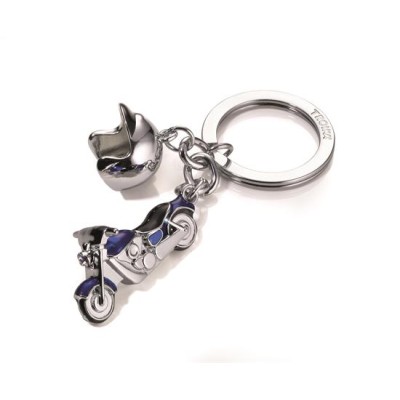 Kulcstartó, 2 charm dísszel, SWAROVSKI® kristályokkal, TROIKA "Key cruising"