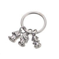 Kulcstartó, TROIKA "Three monkeys"