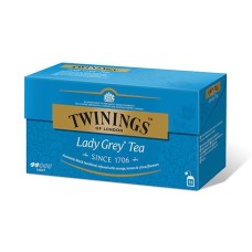 Fekete tea. 25x2 g, TWININGS "Lady grey"