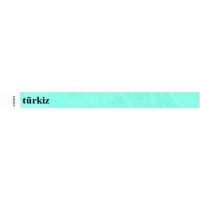 Karszalag, 3/4", tyvek, türkiz