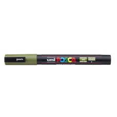 Dekormarker, 0,9-1,3 mm, UNI "Posca PC-3M", khaki