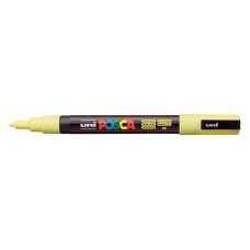 Dekormarker, 0,9-1,3 mm, UNI "Posca PC-3M", napsárga