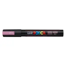 Dekormarker, 1,8-2,5 mm, UNI "Posca PC-5M", metálrózsaszín