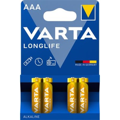 Elem, AAA mikro, 4 db, VARTA "Longlife"