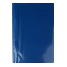 Gyorsfűző, kemény hátlappal, PVC, A4, VICTORIA OFFICE, kék