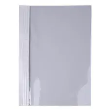 Gyorsfűző, kemény hátlappal, PVC, A4, VICTORIA OFFICE, fehér