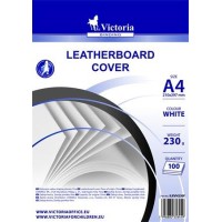 Hátlap, A4, 230 g, matt, VICTORIA OFFICE, fehér