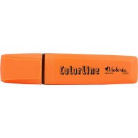 Szövegkiemelő, 1-5 mm, VICTORIA OFFICE, "ColorLine", narancssárga