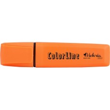 Szövegkiemelő, 1-5 mm, VICTORIA OFFICE, "ColorLine", narancssárga