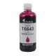 T66434 Tinta, L100, 200mfp nyomtatókhoz, VICTORIA TECHNOLOGY, magenta, 100ml