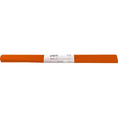 Krepp-papír, 50x200 cm, COOL BY VICTORIA, narancssárga